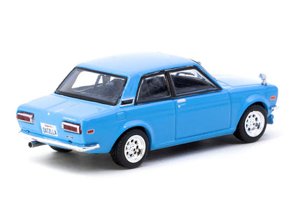 Datsun 510 Light Blue "Road64" Series 1/64 Diecast Model Car by Tarmac Works by Tarmac Works