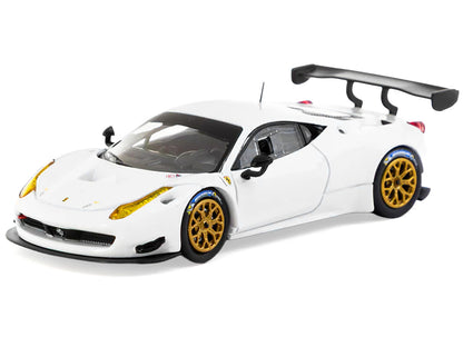 Ferrari 458 Italia GT3 White with Gold Wheels "Road64" Series 1/64 Diecast Model Car by Tarmac Works by Tarmac Works