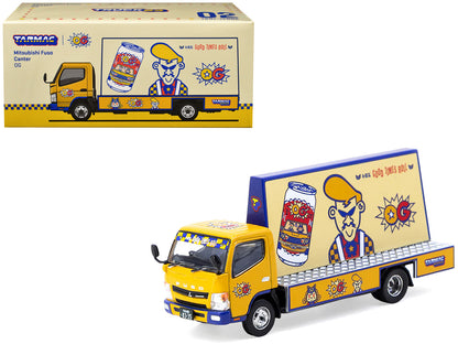 Mitsubishi Fuso Canter Mobile Ad Truck RHD (Right Hand Drive) "OG Beer" Yellow with Graphics "Truck64" Series 1/64 Diecast Model Car by Tarmac Works by Tarmac Works