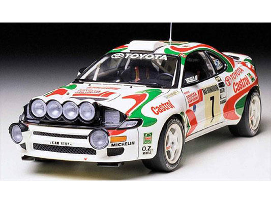 Model Kit Toyota Celica GT-Four (Castrol Celica) #3 Winner "Monte-Carlo Rally" (1993) 1/24 Scale Model by Tamiya by Tamiya