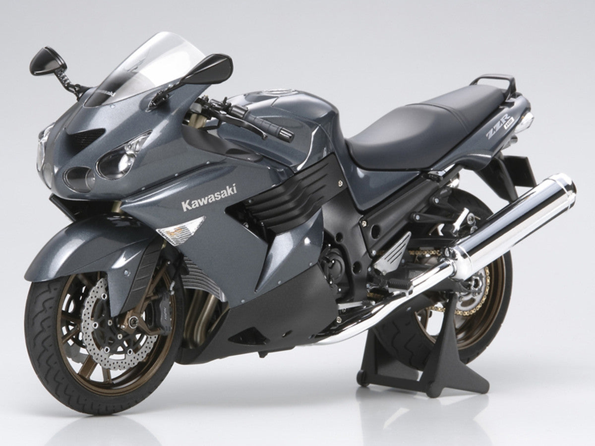Model Kit Kawasaki ZZR 1400 Motorcycle 1/12 Scale Model by Tamiya-2