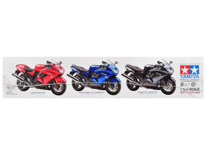 Model Kit Kawasaki ZZR 1400 Motorcycle 1/12 Scale Model by Tamiya-4