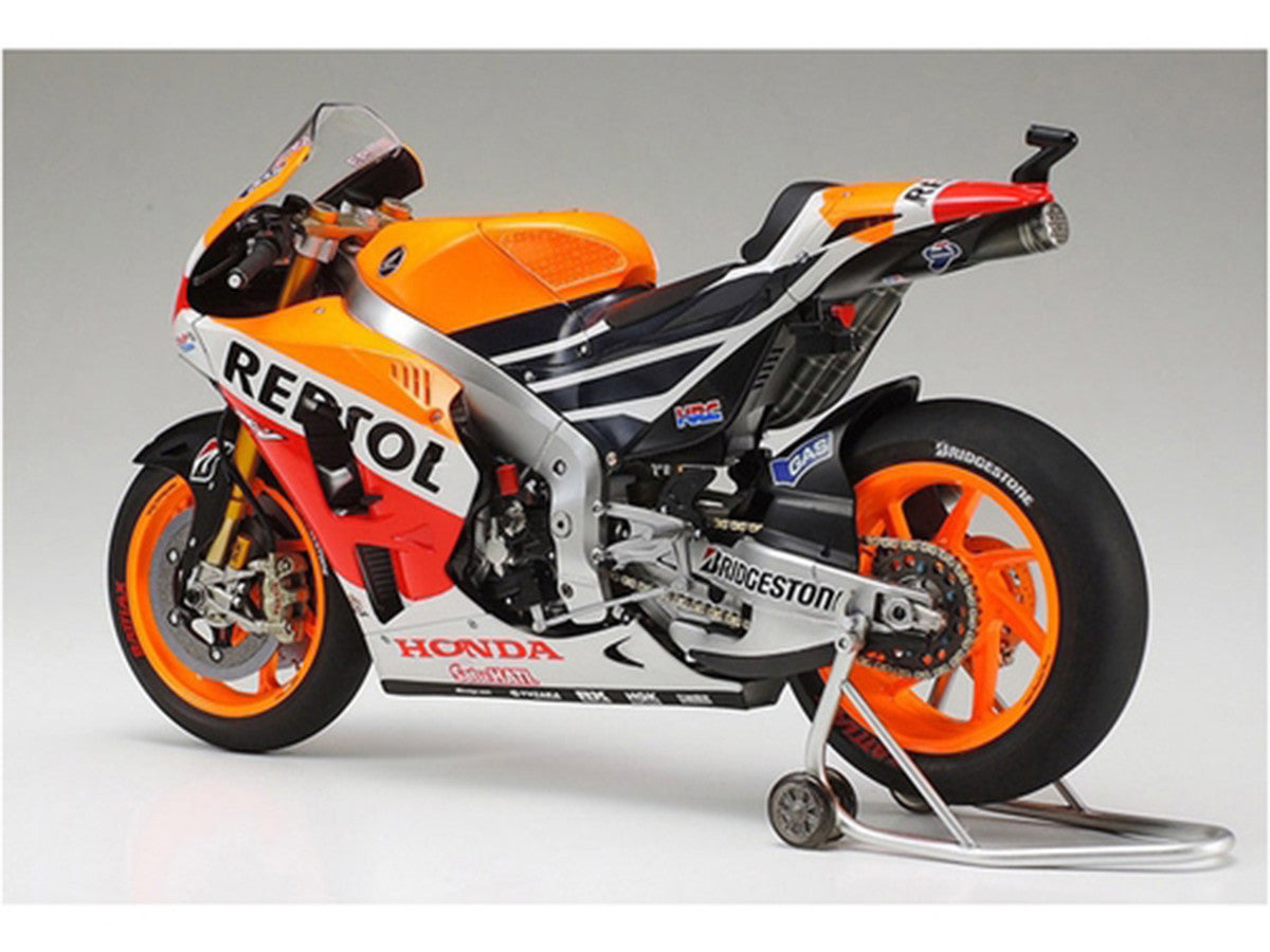 Model Kit Honda RC213V Motorcycle #93 Marc Marquez "Repsol Honda" Winner "Moto GP Championship" (2014) 1/12 Scale Model by Tamiya-2