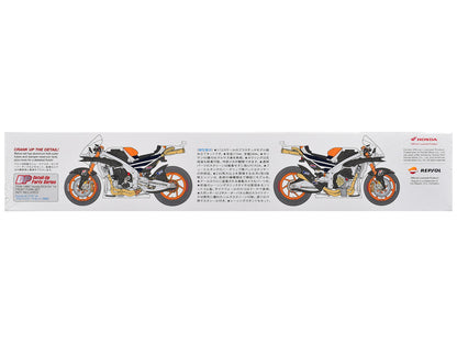 Model Kit Honda RC213V Motorcycle #93 Marc Marquez "Repsol Honda" Winner "Moto GP Championship" (2014) 1/12 Scale Model by Tamiya-4