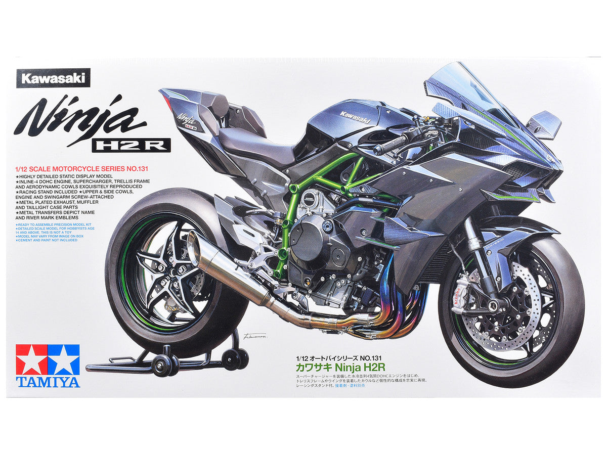 Model Kit Kawasaki Ninja H2R Motorcycle 1/12 Scale Model by Tamiya by Tamiya