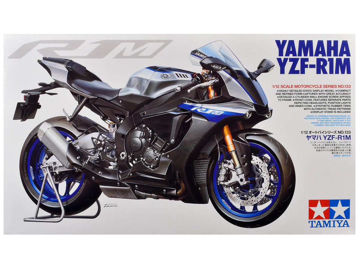 Model Kit Yamaha YZF-R1M Motorcycle 1/12 Scale Model by Tamiya by Tamiya