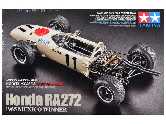 Model Kit Honda RA272 Winner Formula One F1 "Mexico GP" (1965) 1/20 Scale Model by Tamiya by Tamiya