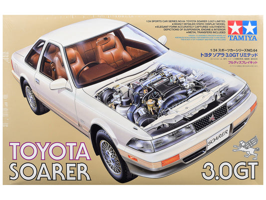 Model Kit Toyota Soarer 3.0 GT RHD (Right Hand Drive) 1/24 Scale Model by Tamiya by Tamiya