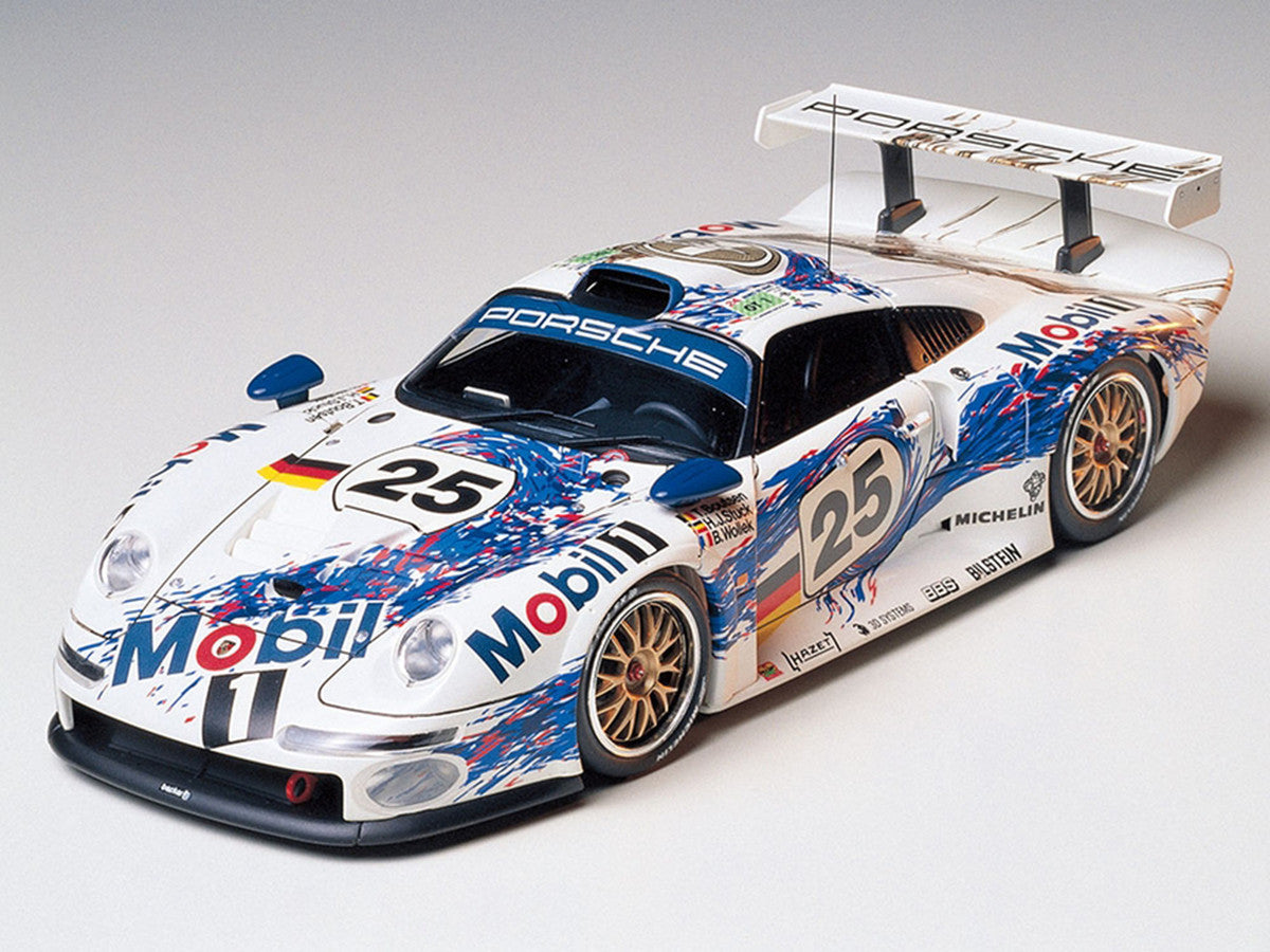 Model Kit Porsche 911 GT1 "24 Hours of Le Mans" (1996) 1/24 Scale Model by Tamiya-1