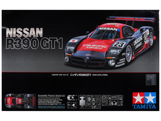 Model Kit Nissan R390 GT1 "24 Hours of Le Mans" (1997) 1/24 Scale Model by Tamiya by Tamiya