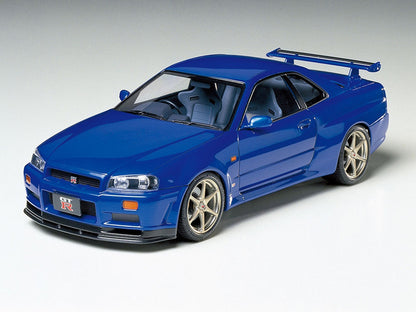 Model Kit Nissan Skyline GT-R V-Spec (R34) 1/24 Scale Model by Tamiya-1