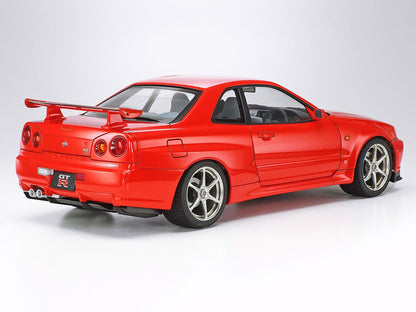 Model Kit Nissan Skyline GT-R V-Spec (R34) 1/24 Scale Model by Tamiya-2