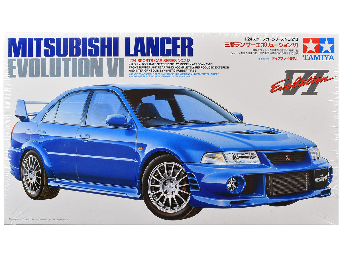 Model Kit Mitsubishi Lancer Evolution VI 1/24 Scale Model by Tamiya by Tamiya