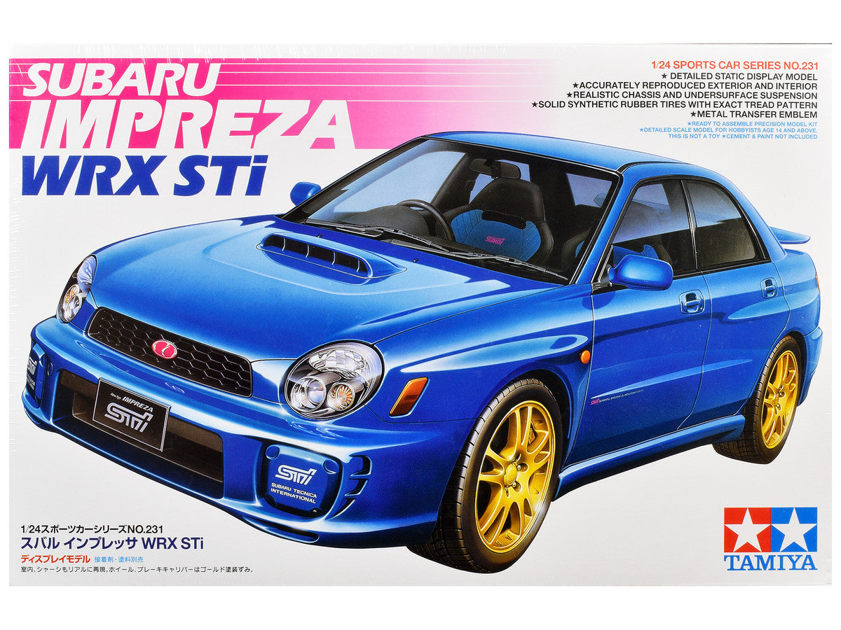 Model Kit Subaru Impreza WRX STi 1/24 Scale Model by Tamiya by Tamiya