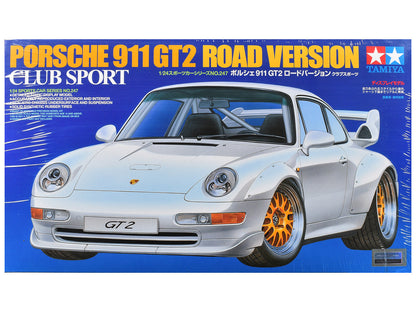 Model Kit Porsche 911 GT2 Street Version 1/24 Scale Model by Tamiya-0