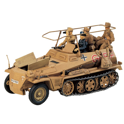 Model Kit German Sd.kfz. 250/3 Greif Half-Tracked Armored Vehicle 1/35 Scale Model by Tamiya by Tamiya