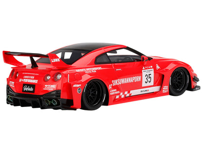 Nissan 35GT-RR Ver. 1 LB-Silhouette WORKS GT RHD (Right Hand Drive) #35 Infinite Motorsport 1/18 Model Car by Top Speed by Top Speed