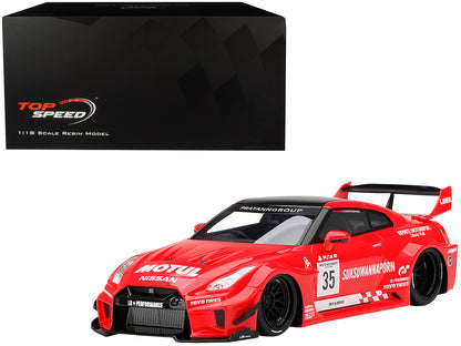 Nissan 35GT-RR Ver. 1 LB-Silhouette WORKS GT RHD (Right Hand Drive) #35 Infinite Motorsport 1/18 Model Car by Top Speed by Top Speed