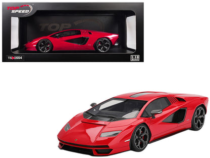 Lamborghini Countach LPI 800-4 Rosso Mars Red 1/18 Model Car by Top Speed by Top Speed