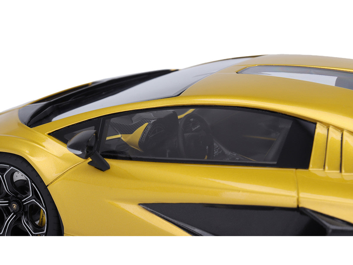 Lamborghini Countach LPI 800-4 New Giallo Orion Gold Metallic 1/18 Model Car by Top Speed by Top Speed