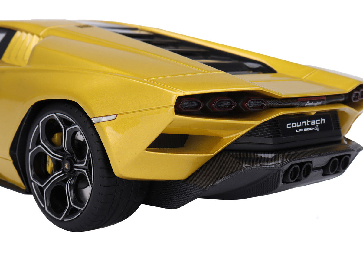 Lamborghini Countach LPI 800-4 New Giallo Orion Gold Metallic 1/18 Model Car by Top Speed by Top Speed