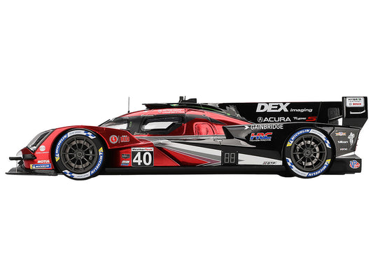 Acura ARX-06 GTP #40 Louis Deletraz - Colton Herta - Jordan Taylor "Wayne Taylor Racing with Andretti" Winner "12 Hours of Sebring" (2024) 1/18 Model Car by Top Speed by Top Speed