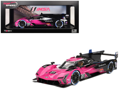 Cadillac V-Series.R #01 Sebastien Bourdais - Scott Dixon - Renger van der Zande "Cadillac Racing" Winner IMSA "Petit Le Mans" (2024) 1/18 Model Car by Top Speed by Top Speed
