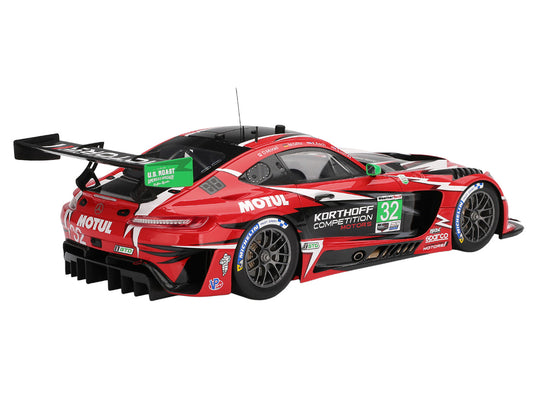 Mercedes-AMG GT3 EVO #32 Maximilian Gotz - Kenton Koch - Seth Lucas - Daniel Morad "Korthoff Competition Motors" IMSA "24 Hours of Daytona" (2025) 1/18 Model Car by Top Speed by Top Speed