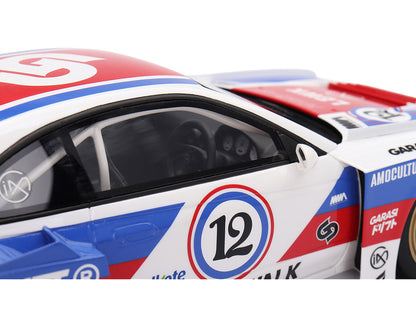 Nissan "LB-Super Silhouette" S15 SILVIA RHD (Right Hand Drive) #12 "GARASIDRIFT" White with Red and Blue Graphics 1/18 Model Car by Top Speed by Top Speed