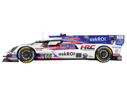 Acura ARX-06 GTP #60 Tom Blomqvist - Colin Braun - Scott Dixon - Felix Rosenqvist "Acura Meyer Shank Racing with Curb-Agajanian" 2nd Place IMSA "24 Hours of Daytona" (2025) 1/18 Model Car by Top Speed by Top Speed
