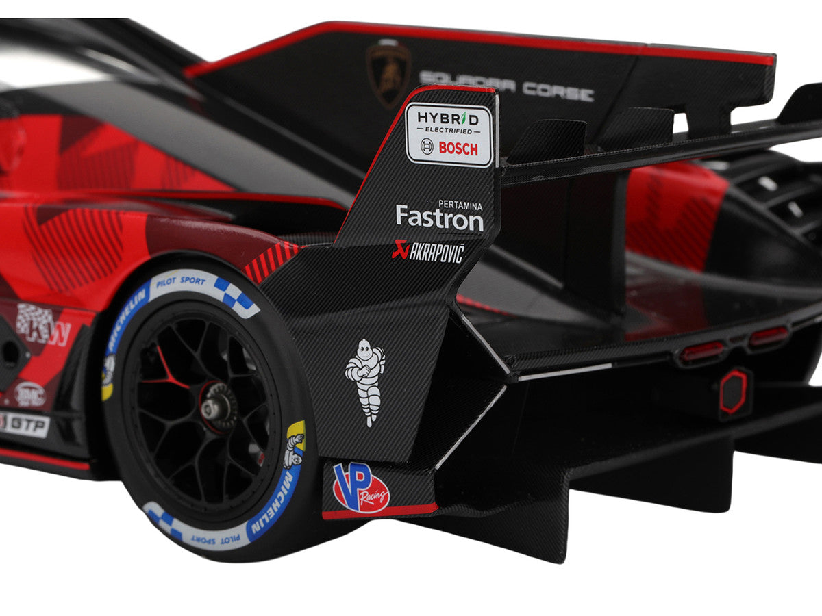 Lamborghini SC63 #63 Mirko Bortolotti - Romain Grosjean - Daniil Kvyat - Edoardo Mortara "Automobili Lamborghini Squadra Corse" IMSA "24 Hours of Daytona" (2025) 1/18 Model Car by Top Speed by Top Speed