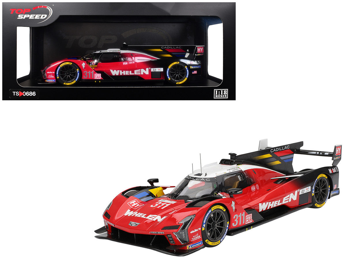 Cadillac V-Series.R #311 Jack Aitken - Felipe Drugovich - Frederik Vesti "Cadillac Whelen" FIA WEC "24 Hours of Le Mans" (2025) 1/18 Model Car by Top Speed by Top Speed