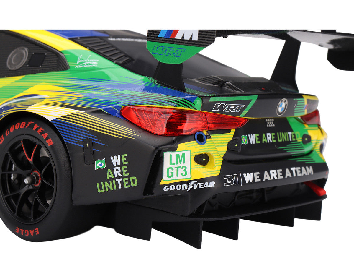 BMW M4 GT3 EVO #31 Pedro Ebrahim - Augusto Farfus - Yasser Shahin "The Bend Team WRT" WEC "6 Hours of Sao Paulo" (2025) 1/18 Model Car by Top Speed-3