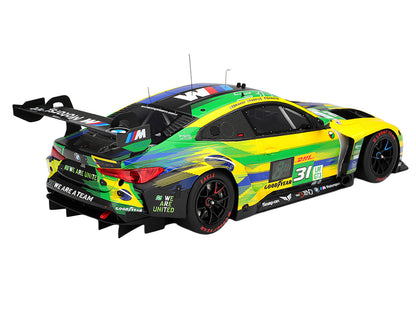 BMW M4 GT3 EVO #31 Pedro Ebrahim - Augusto Farfus - Yasser Shahin "The Bend Team WRT" WEC "6 Hours of Sao Paulo" (2025) 1/18 Model Car by Top Speed-4