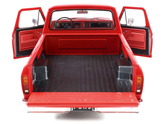 1974 Ford F-100 Pickup Truck Candy Apple Red 1/18 Diecast Model Car by IXO Models by Greenlight