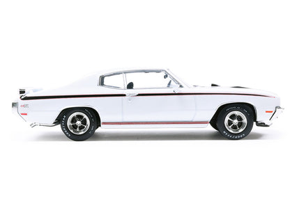 1970 Buick GSX Apollo White with Black and Red Stripes 1/43 Diecast Model by IXO Models by IXO