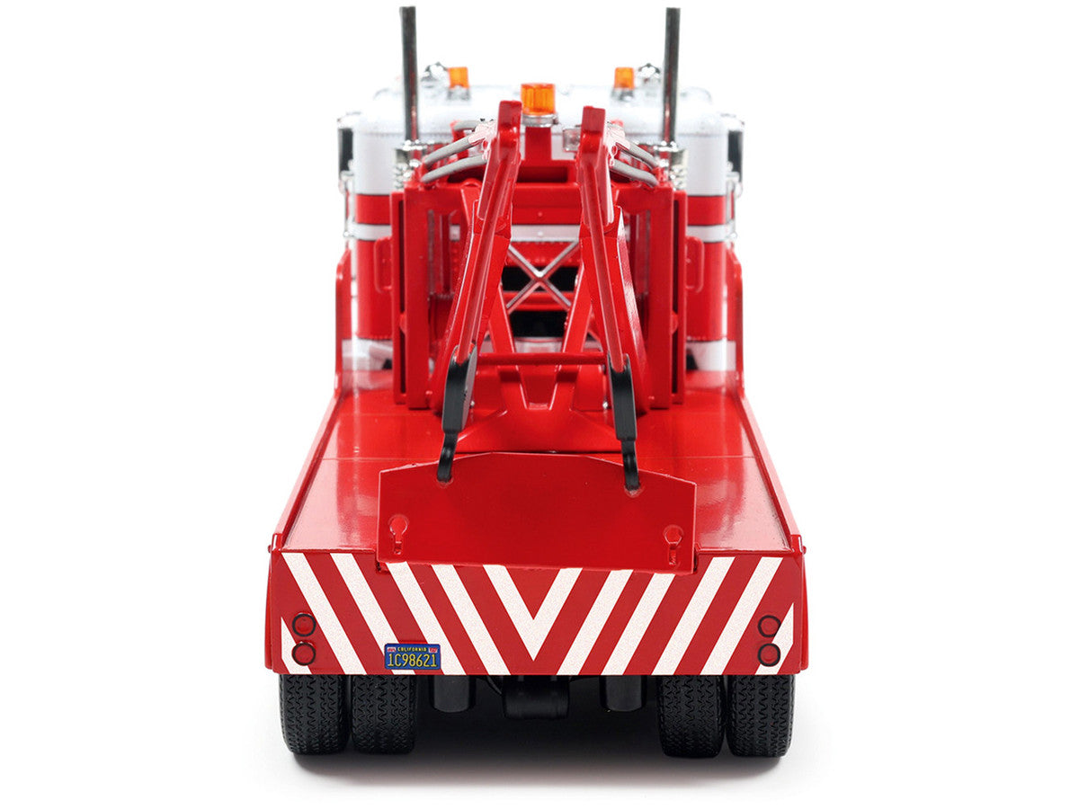 1987 Freightliner FLA Tow Truck Red and White 1/43 Diecast Model by IXO Models by IXO