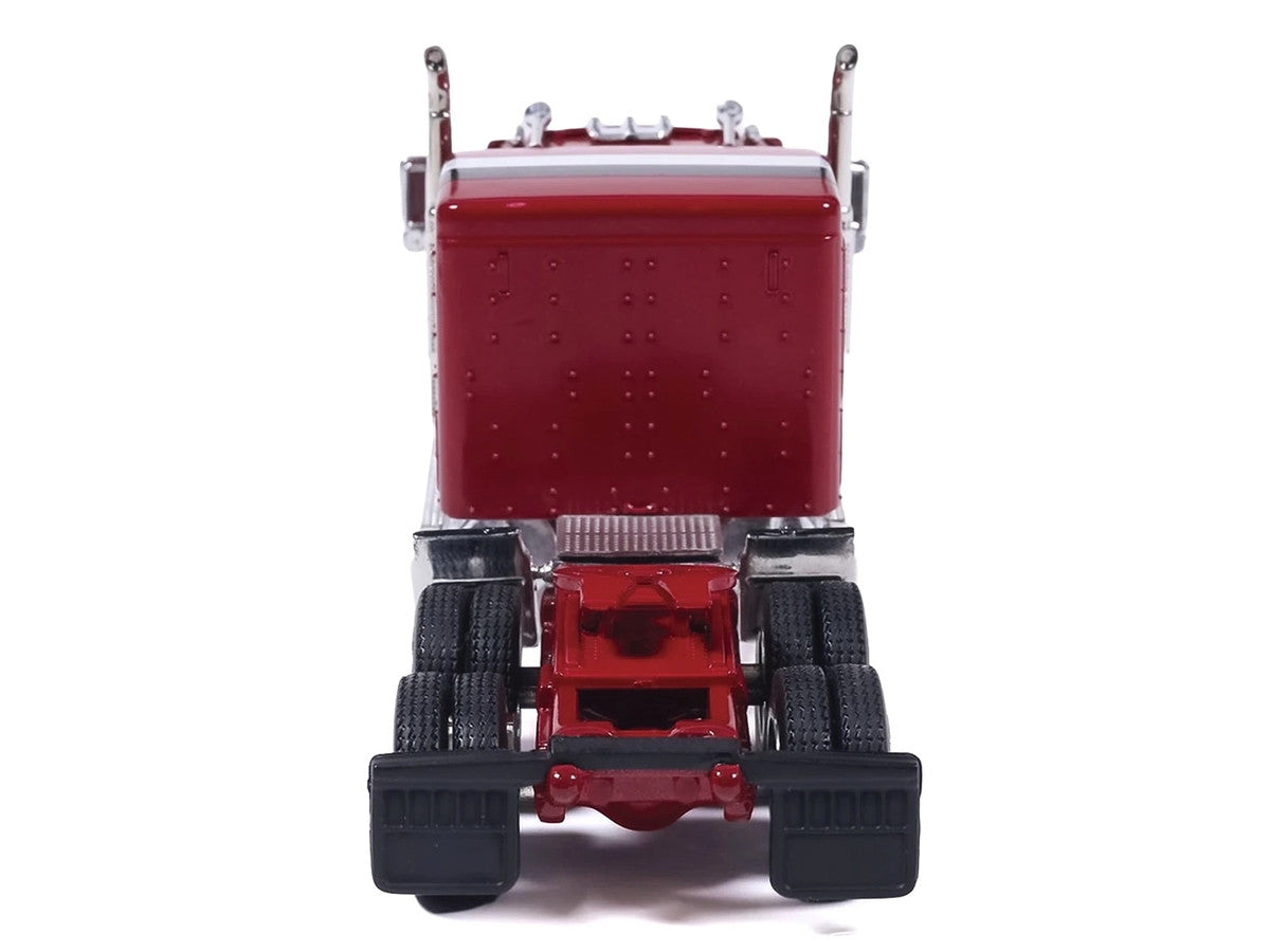 1978 Ford LTL-9000 Truck Tractor Red Metallic with Stripes 1/64 Diecast Model Car by IXO Models-4