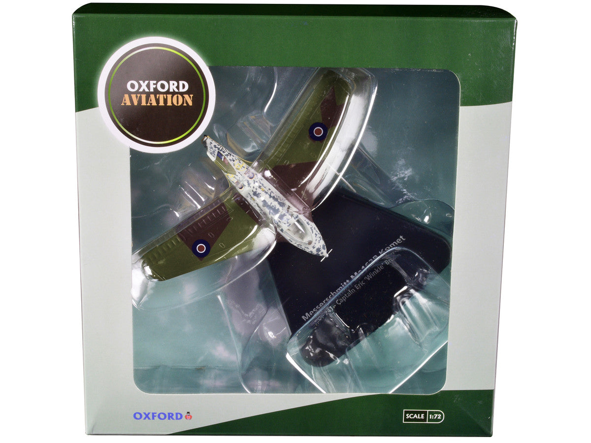 Messerschmitt Me 163B Komet Rocket Plane VF 241 Captain Eric 'Winkle' Brown "Oxford Aviation" Series 1/72 Diecast Model Airplane by Oxford Diecast by Oxford Diecast
