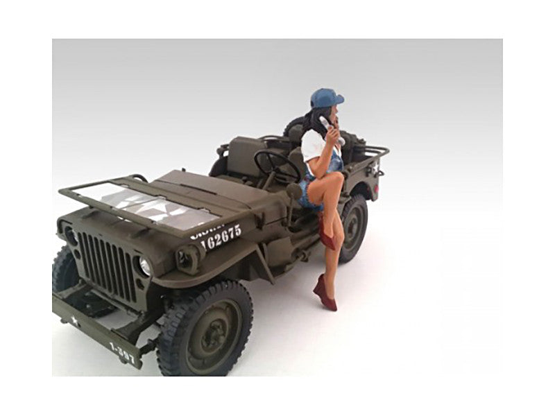 Lady Mechanic Jessie Figure for 1/18 Scale Models by American Diorama by American Diorama
