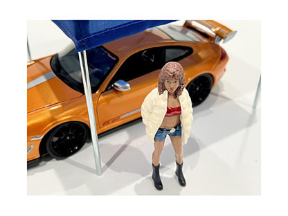 "Hip Hop Girls" 4 Piece Figure Set for 1/18 Scale Models by American Diorama by American Diorama