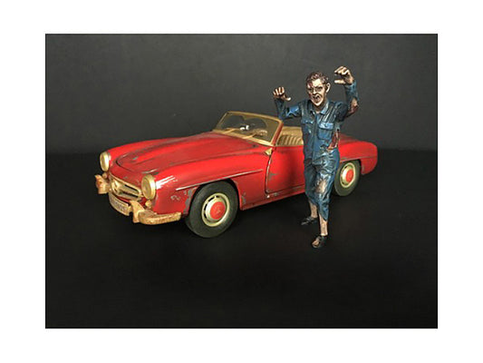 Zombie Mechanic Figurine II for 1/18 Scale Models by American Diorama by American Diorama