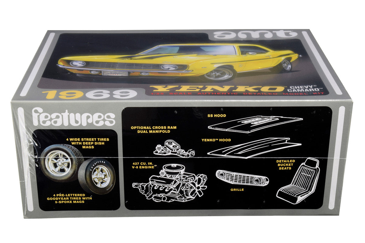 Skill 2 Model Kit 1969 Chevrolet Camaro Yenko 1/25 Scale Model by AMT-1