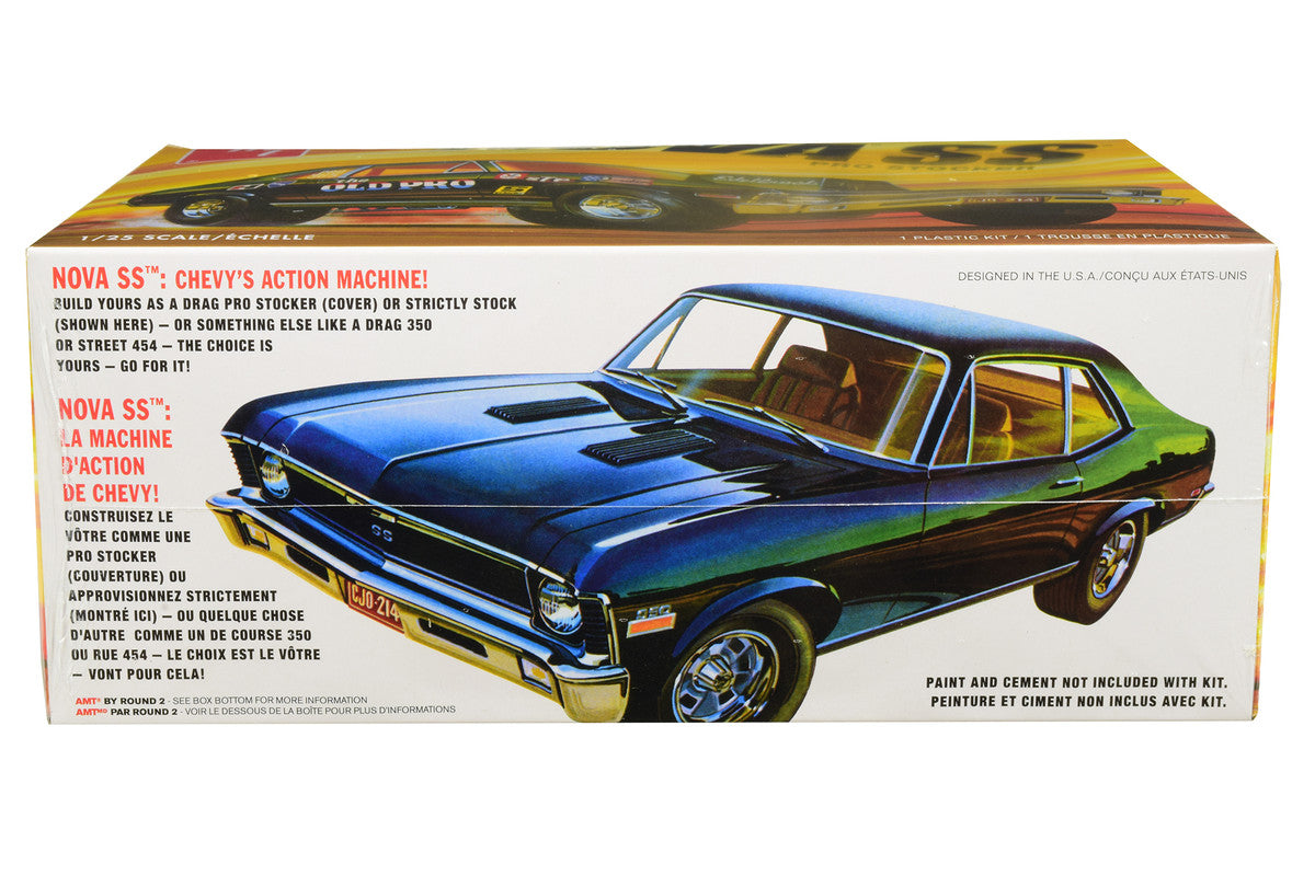 Skill 2 Model Kit 1972 Chevrolet Nova SS "Pro Stocker" 1/25 Scale Model by AMT by AMT