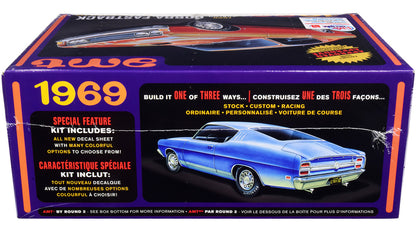 Skill 2 Model Kit 1969 Ford Torino Cobra Fastback 3-in-1 Kit 1/25 Scale Model by AMT by AMT