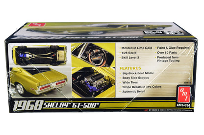 Skill 3 Model Kit 1968 Ford Mustang Shelby GT-500 1/25 Scale Model by AMT by AMT