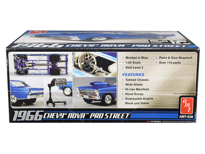 Skill 2 Model Kit 1966 Chevrolet Nova Pro Street 1/25 Scale Model by AMT by AMT