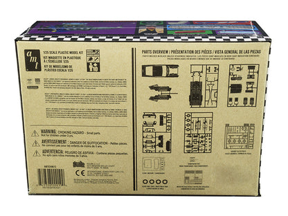 Skill 2 Model Kit 1967 Ford Mustang Shelby GT350 Black 1/25 Scale Model by AMT by AMT