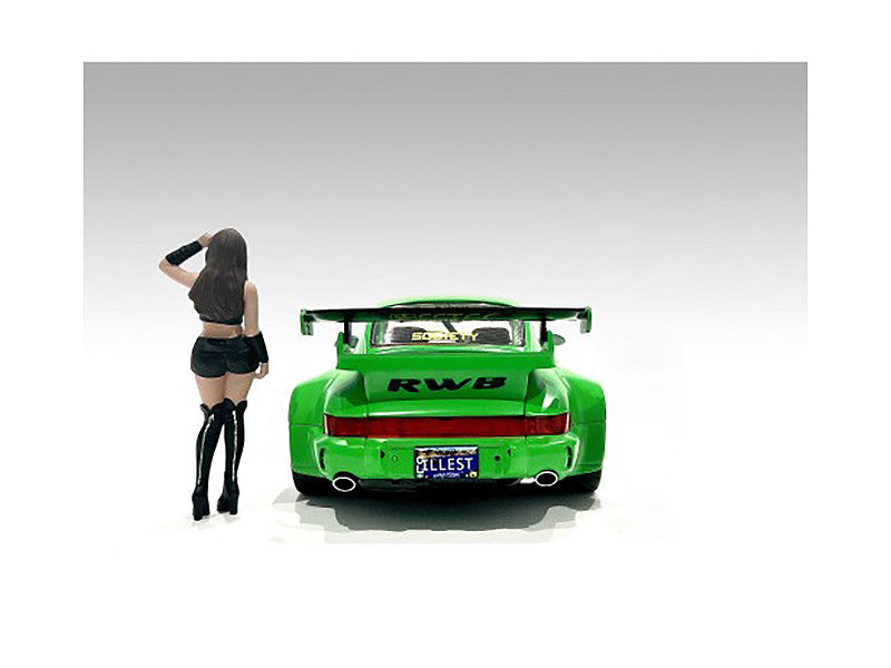 "Auto Salon Girls" Figure 2 for 1/18 Scale Models by American Diorama by American Diorama