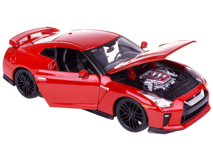 2017 Nissan GT-R R35 Red 1/24 Diecast Car Model by BBurago by Bburago